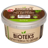 Шпатлевка по дереву BIOTEKS махагон, 0,75кг