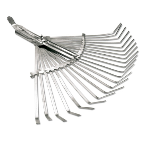 Грабли веерные 22-зубые пластинчатые без черенка