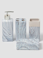 3088051 Набор аксессуаров для ванной комнаты «Мрамор», 4 предмета