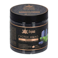 Мыло густое черное, 500 мл. для бани и сауны