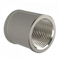 Муфта прямая 3/4" никель внутренняя резьба