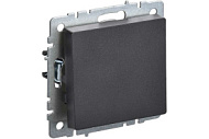 Выключатель IEK 1-кл. СП BRITE ВС10-1-0-БрЧ 10А черн. BR-V10-0-10-K02