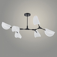 Люстра MD9052/6A BK матовый черный 6x40W E14 d980 h355, LWS23