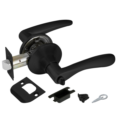 Ручка защелка PUNTO 6020 BL-B (фик.) черный