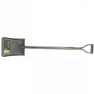 Лопата совковая, 245*295*1150 мм, цельнометаллическая