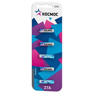 Элемент питания алкалиновый A27 для пультов сигнализаций (блист.5шт) КОСМОС KOC27A5BL