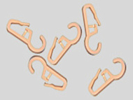 Крючок MAGELLAN на кольцо,бежевый (20 шт)