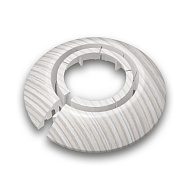 Обвод универсальный для труб Ф25-34мм "Идеал" (2шт. во флоупак) Клен патина