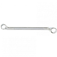 147615 Ключ накидной коленчатый, 17 х 19 мм, хромированный// Sparta