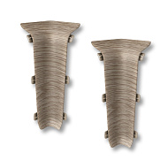 203 Угол внутренний Лексида 80мм Дуб беленый (2шт/блистер)