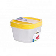 Набор емкостей для хранения продуктов BioFresh, квадратные, 3 шт (0,9)