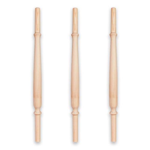 Балясина точёная нагельная БТН-3 50х50х900 мм сосна