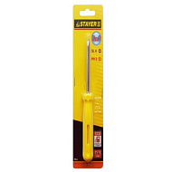 2515_z01 Отвертка STAYER 2в1 с двухстроним стержнем, PH №2/SL 6мм, 85мм