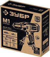 ДШ-М1-400-2 Дрель-шуруповерт ЗУБР сетевая, 400 Вт, 0-450/0-1800 об/мин