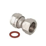 322VTm. Муфта с накидной гайкой обжимная ВР VALTEC 16*1/2"