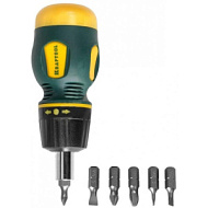 26190-Н7 Набор Kraftool Expert, отвертка реверсивная, с CR-V битами, 7 предметов