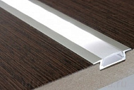 Комплект светодиодный профиль врезной+рассеиватель+аксесуары General 2000х22x7мм