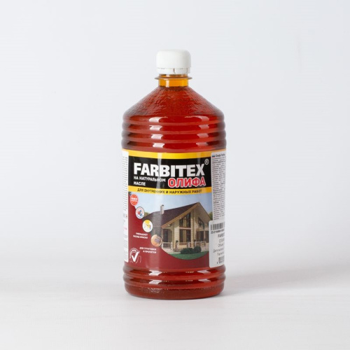 Олифа FARBITEX натуральная , 1,0 л