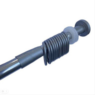 ЕК-509-09 Карниз прямой хромированный с кольцами