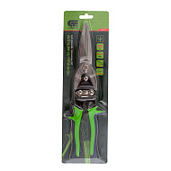 Ножницы по металлу Сибртех, удлиненные, 285 мм, пряморежущие, 2-комп.обрезиненные рукоятки