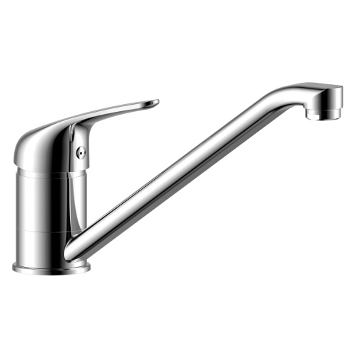 Смеситель для кухни Rossinka,. хром, высокий излив H02-62