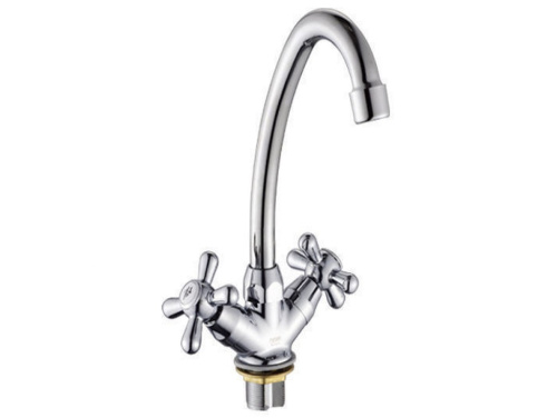 B49-301 Смеситель для кухни Эверест, хром, высокий излив