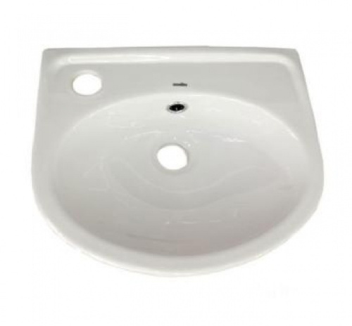 LDASAWB01 Раковина Sanita Лада 35-37  белый, с отверстием