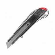 09170 Нож ЗУБР МАСТЕР металлический, самофиксирующееся лезвие, 18мм