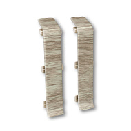 229 Соединитель Лексида 80мм Дуб латте (2шт/блистер)