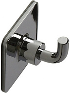 Крючок Fixen Square, хром, одинарный FX-93105