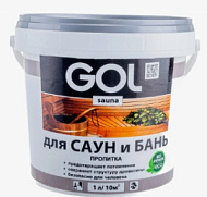Пропитка для бань и саун GOL № 311, 1кг