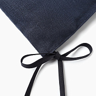 10300788 Сидушка на стул Этель Minimalist design 42х42 см, цв.синий, 100% лен 415 г/м2