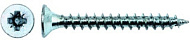 Шуруп универсальный 4,0х40мм цинк потайная головка 15шт/пакет