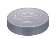 FOR-DA036GR Мыльница для ванной FORA Создавая мечты, серая, настольная