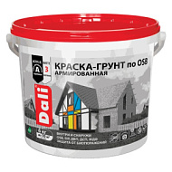 Краска-грунт по OSB, DALI, база А, белый, 12кг