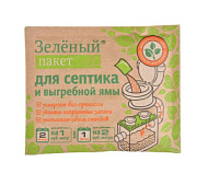 Антисептик Зеленый пакет для выгребных ям и септиков 40гр