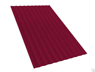 Профнастил полим. С-8 1,2*3,0 ПЭ-01-СТ RAL 3005 /красное вино/