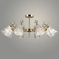 Люстра N6221/8 COP медь 8х60W E14 d810 h320, QH24