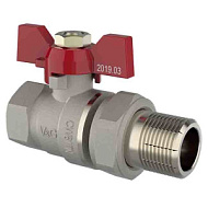 Кран шаровой с полусгоном 1/2" ВР/НР бабочка