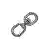 Вертлюг петля-петля 8мм оцинкованный 1шт/пакет