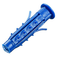 Дюбель четырехраспорный универсальный Чапай 5х25 шипы+усы (полипропилен) 10 шт/пакет