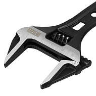 15752 Ключ разводной Denzel 135 мм, CrV, кованый, укороченная рукоятка