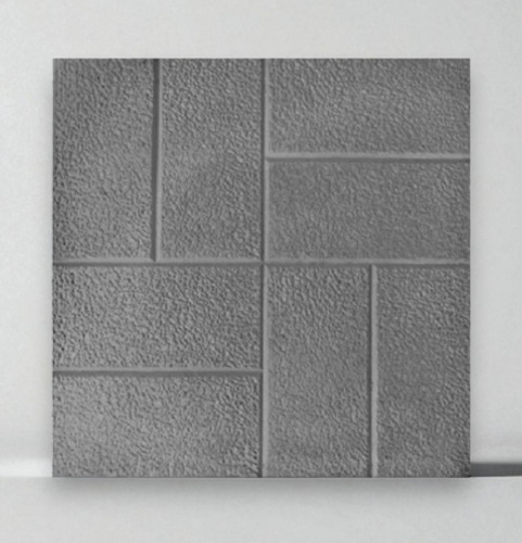 Плитка тротуарная 8 кирпичей 300*300*30мм серая