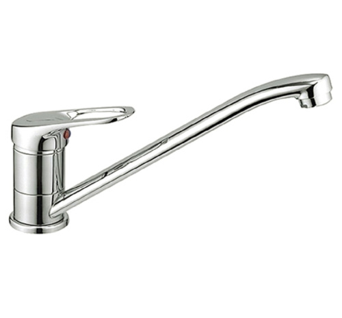 Смеситель для кухни Haiba, хром, длинный излив HB4837