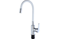 TSB-732-WH03 Смеситель для кухни TSARSBERG  белый, гибкий излив