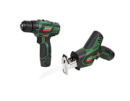 Набор STATUS СТ-12 PRLi Дрель-шуруповерт аккумуляторная+Сабельная пила