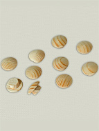 Заглушка деревянная 8 мм/ 10 шт в упаковке