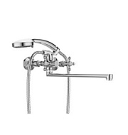 AV2130 Смеситель универсальный AVRORA Vesta с поворотным изливом, латунь, хром, 350 мм