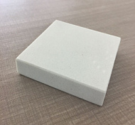 Столешница Hiekka белая, кварцевая, без кронштейна, 450*20*800мм