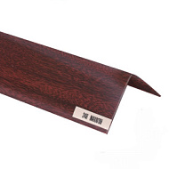 Угол ПВХ 15мм*15мм*2700мм махагон текстурированный (25шт)